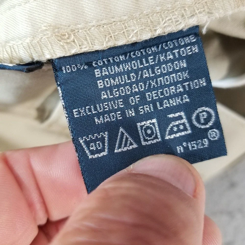 Polo Ralph Lauren shorts men's 34x9 beige‎ tan cotton Outdoor preppy